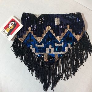 Sequence Fringe Bandana Headband